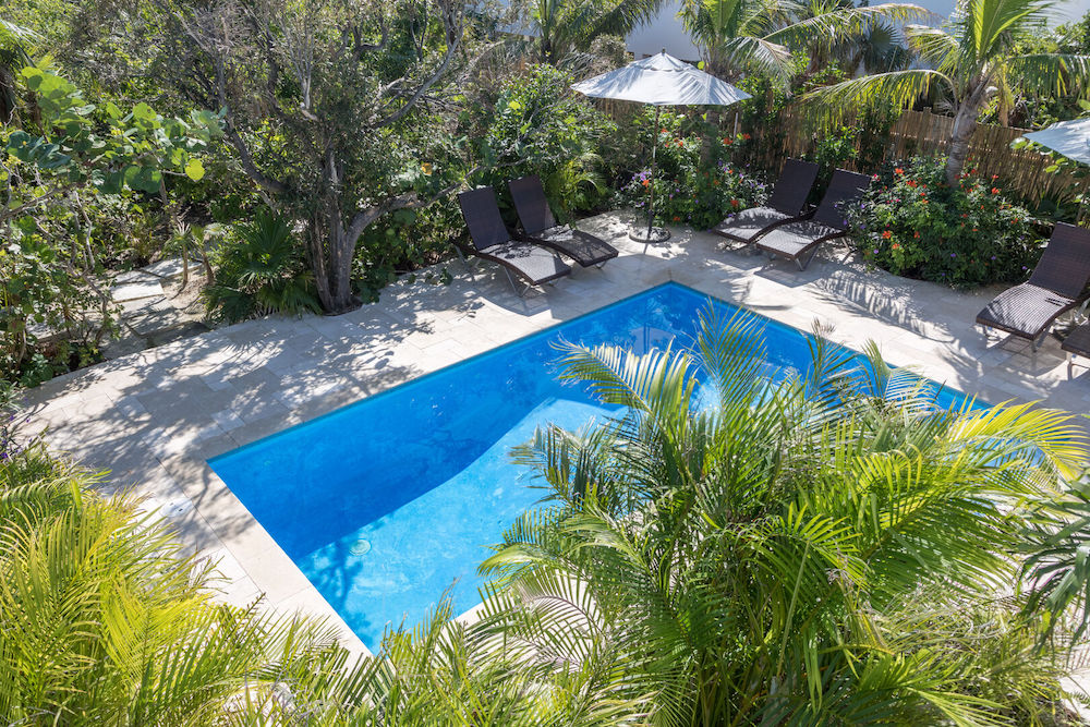 private pool at vacation rental